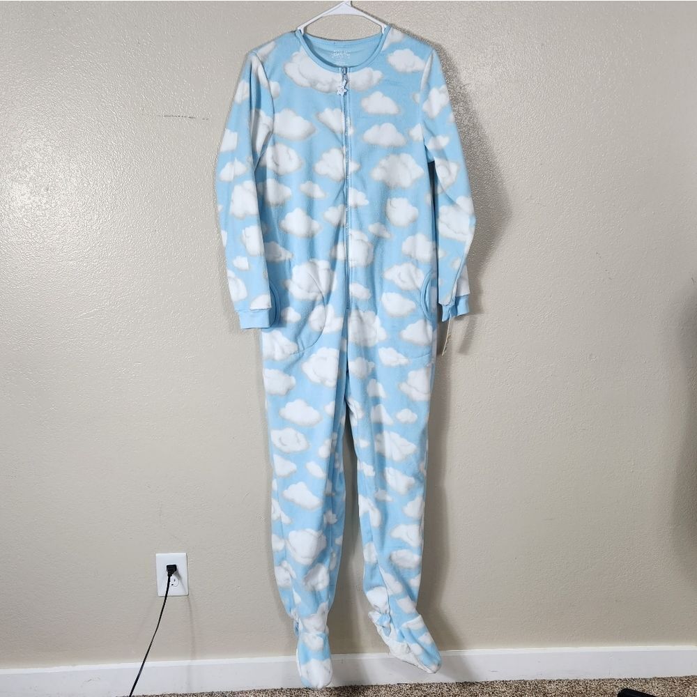 Nick & Nora Cloud 9 Onesie Pajama NWT Size Small Y2k 2000's